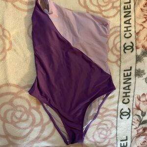 Cupshe Purple and Lavender One Piece Swimsuit